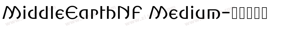 MiddleEarthNF Medium字体转换